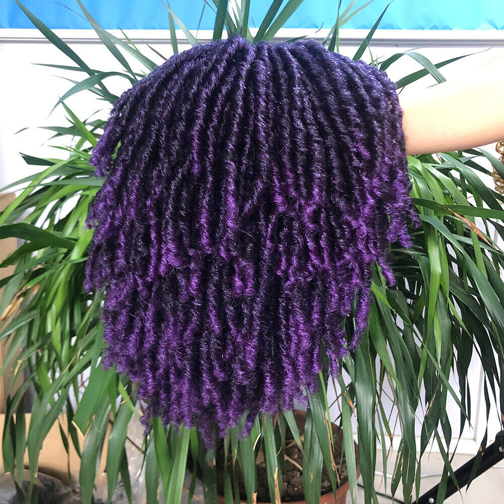 Short Afro Dreadlock Wigs Braided Wigs for Black Women Brown Blonde Black Burg