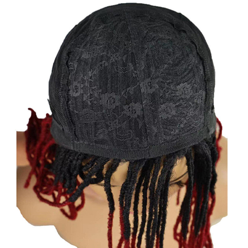 Short Afro Dreadlock Wigs Braided Wigs for Black Women Brown Blonde Black Burg